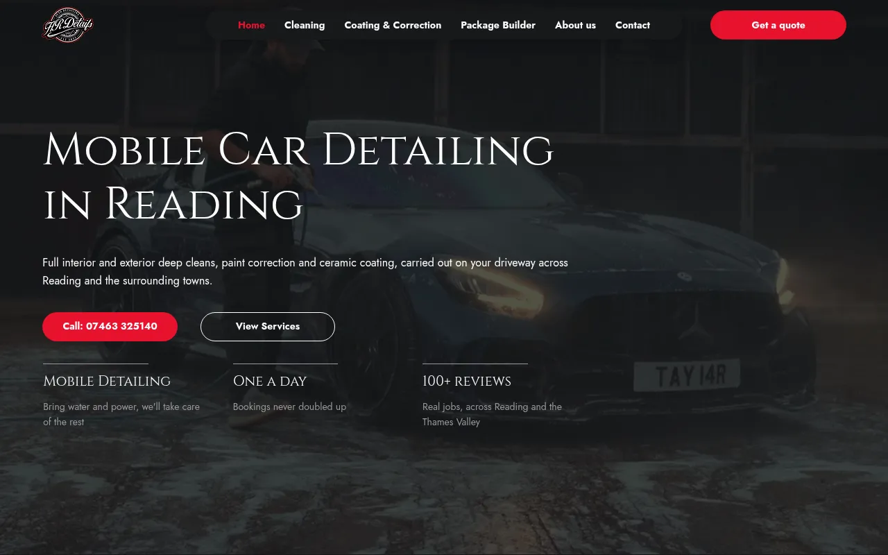 Screenshot of hrdetails.co.uk