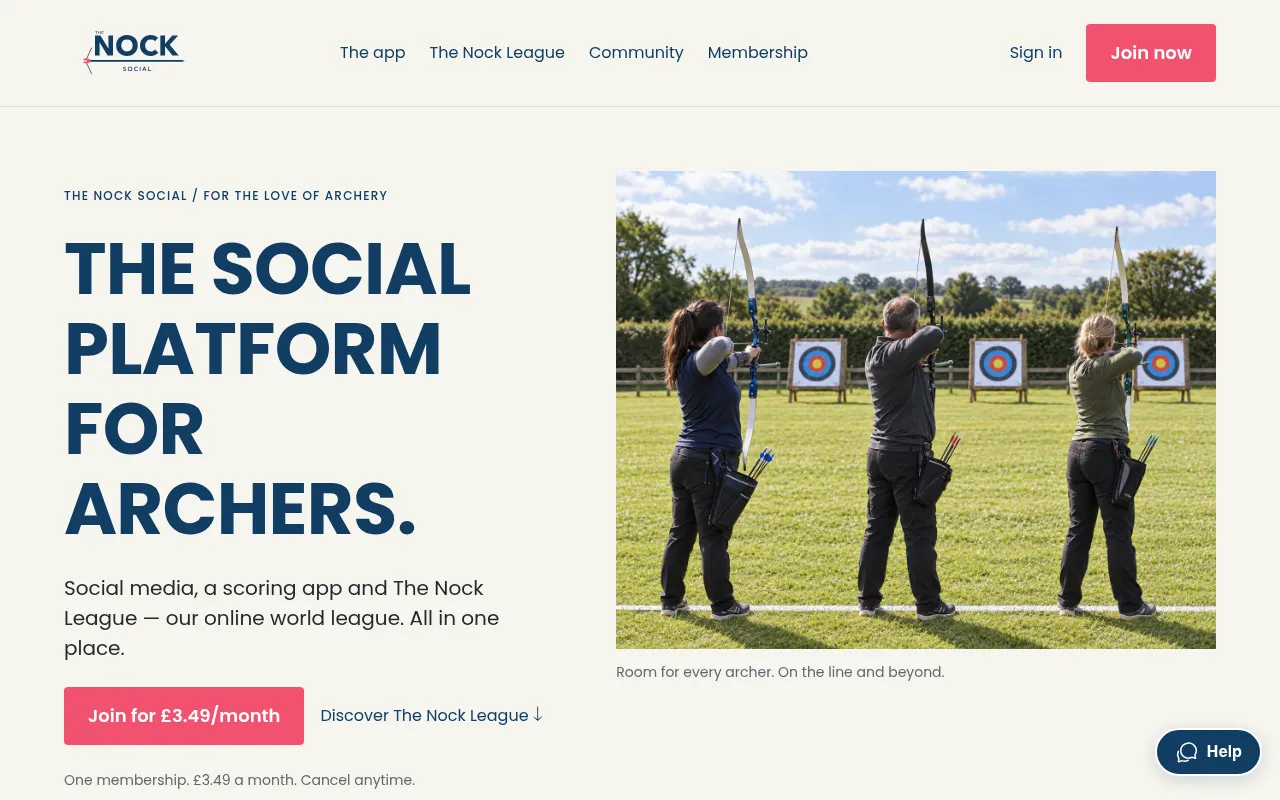 Screenshot of thenocksocial.com