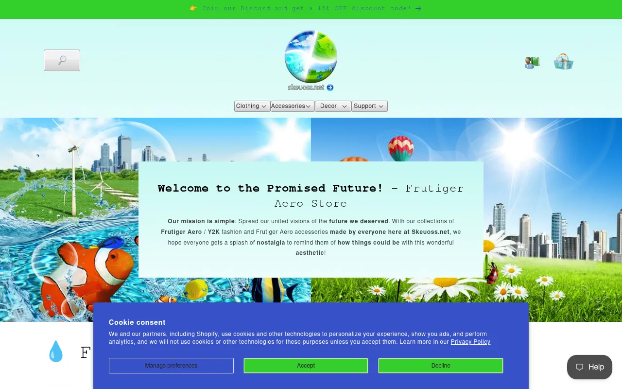 Screenshot of skeuoss.net
