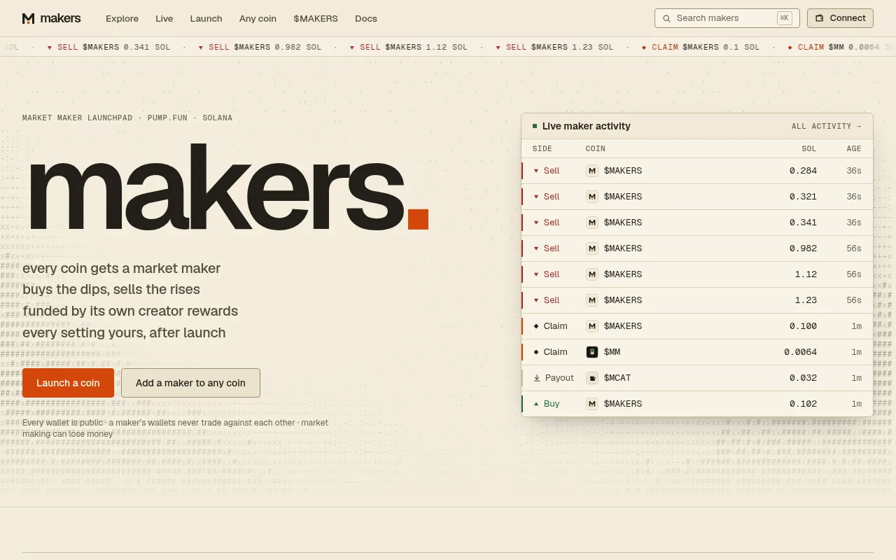 Screenshot of makers.fun
