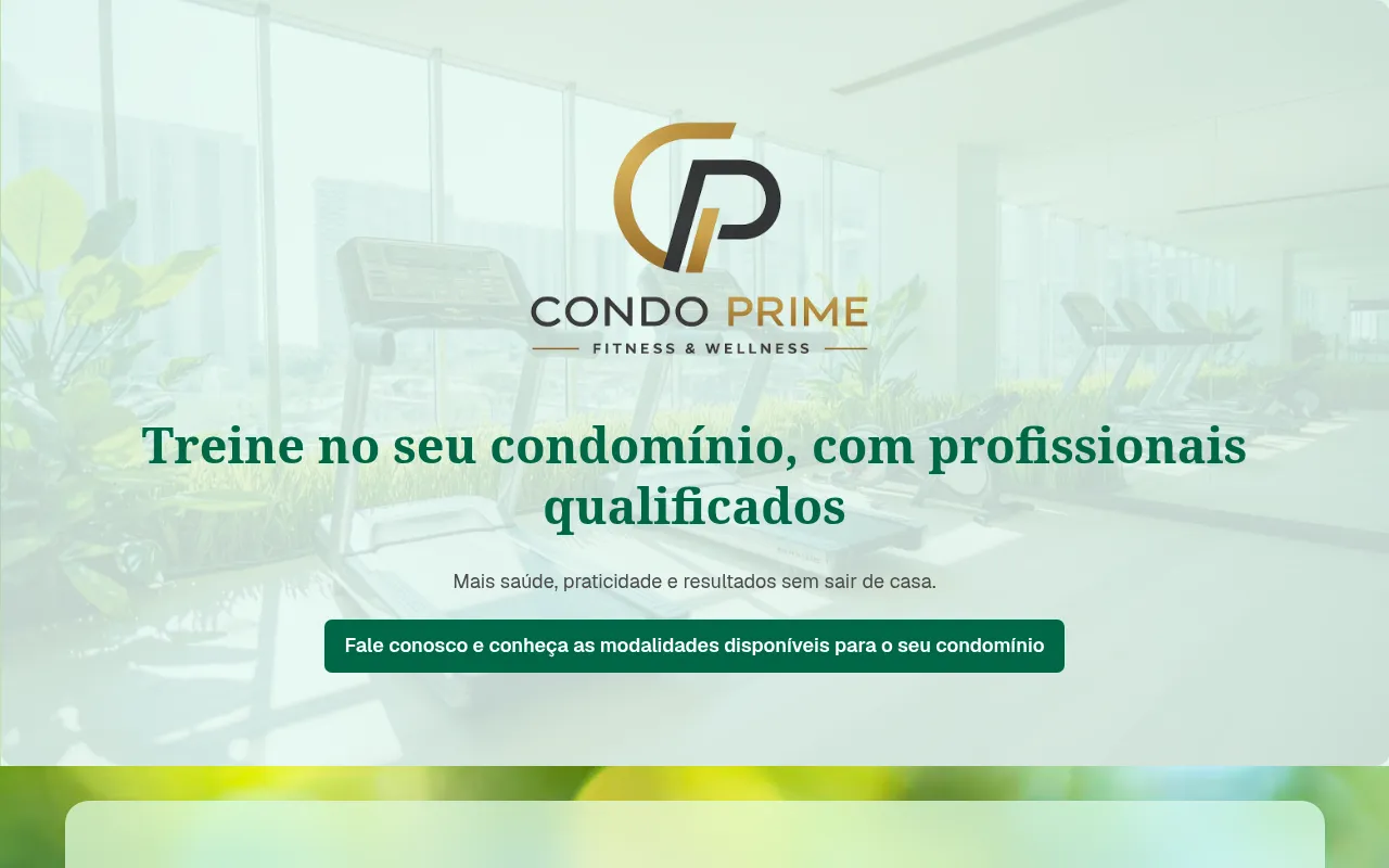 Screenshot of condoprimefw.com.br