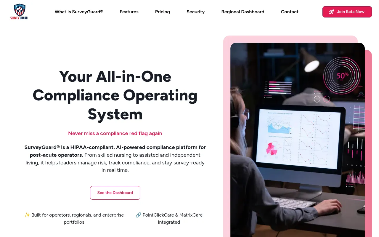 Screenshot of surveyguard.com