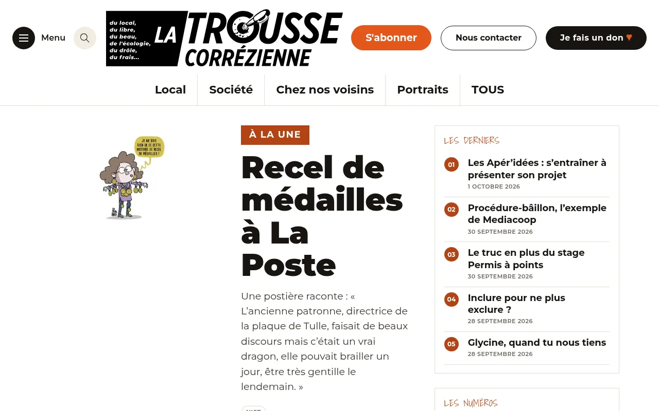 Screenshot of la-trousse-correzienne.org