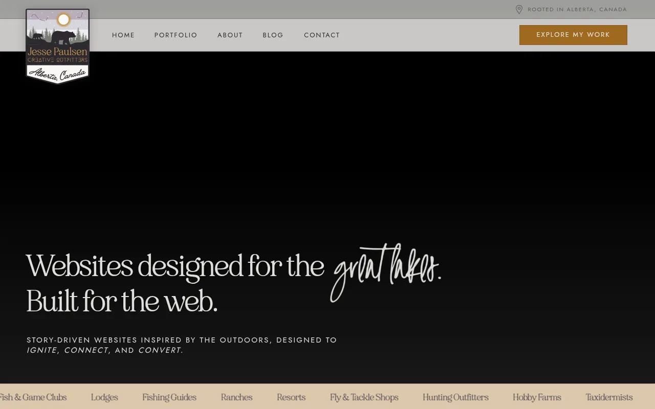 Screenshot of jessepaulsen.com