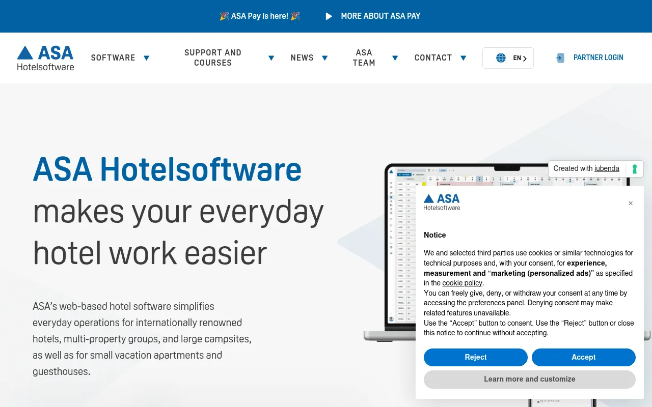 asahotel.com screenshot