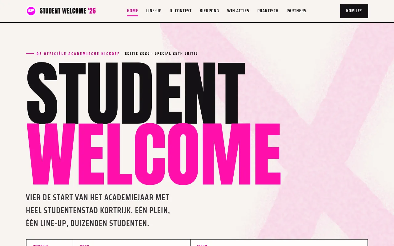 Screenshot of swkortrijk.be