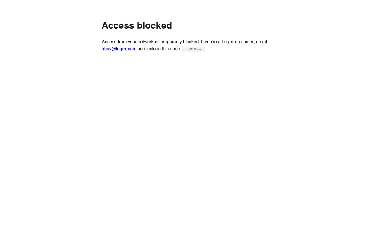Screenshot of logrrr.com