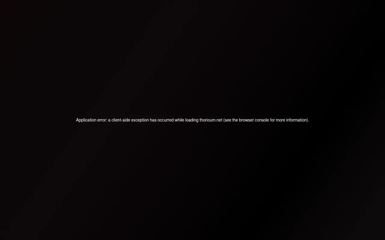 Screenshot of thorioum.net