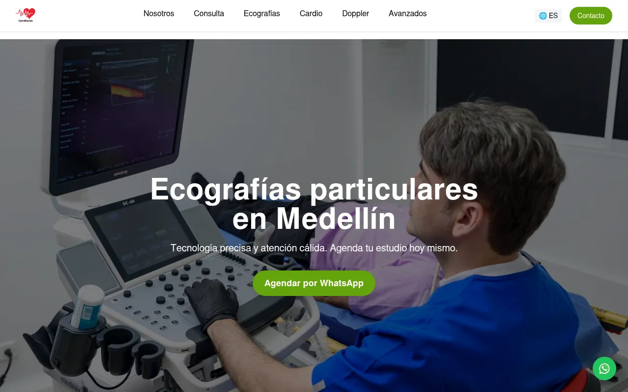 Screenshot of cardiovas.co