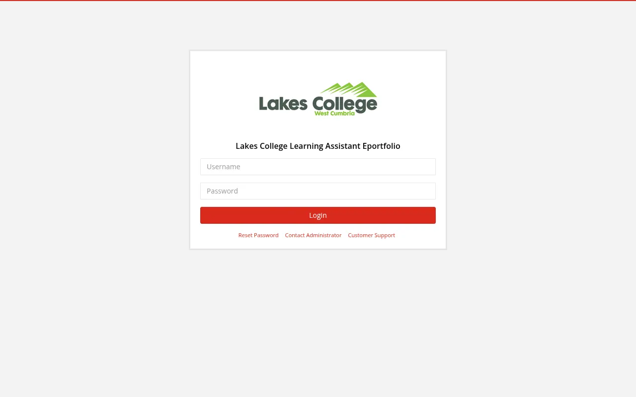 Screenshot of system.learningassistant.com