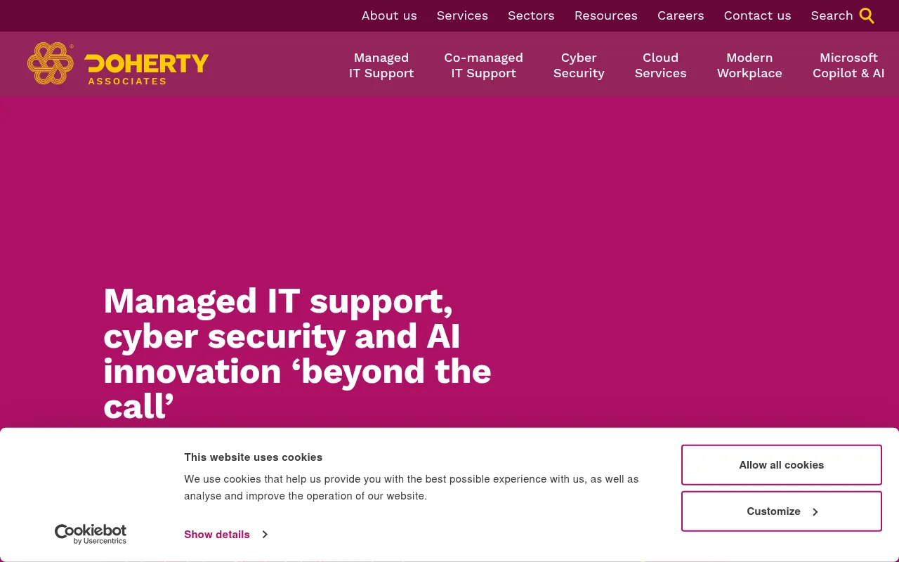 doherty.co.uk screenshot