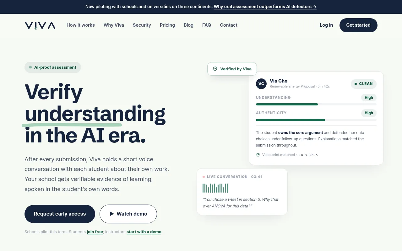 Screenshot of vivaproof.com