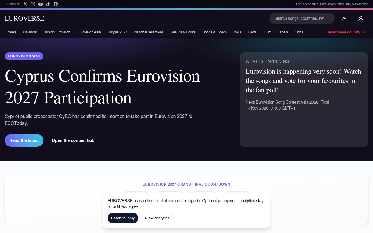 Screenshot of euroverse.vercel.app