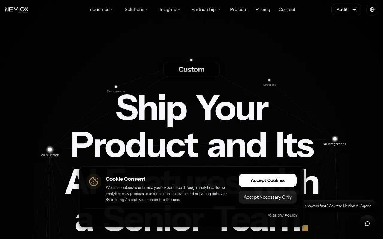 Screenshot of nevioxdigital.com