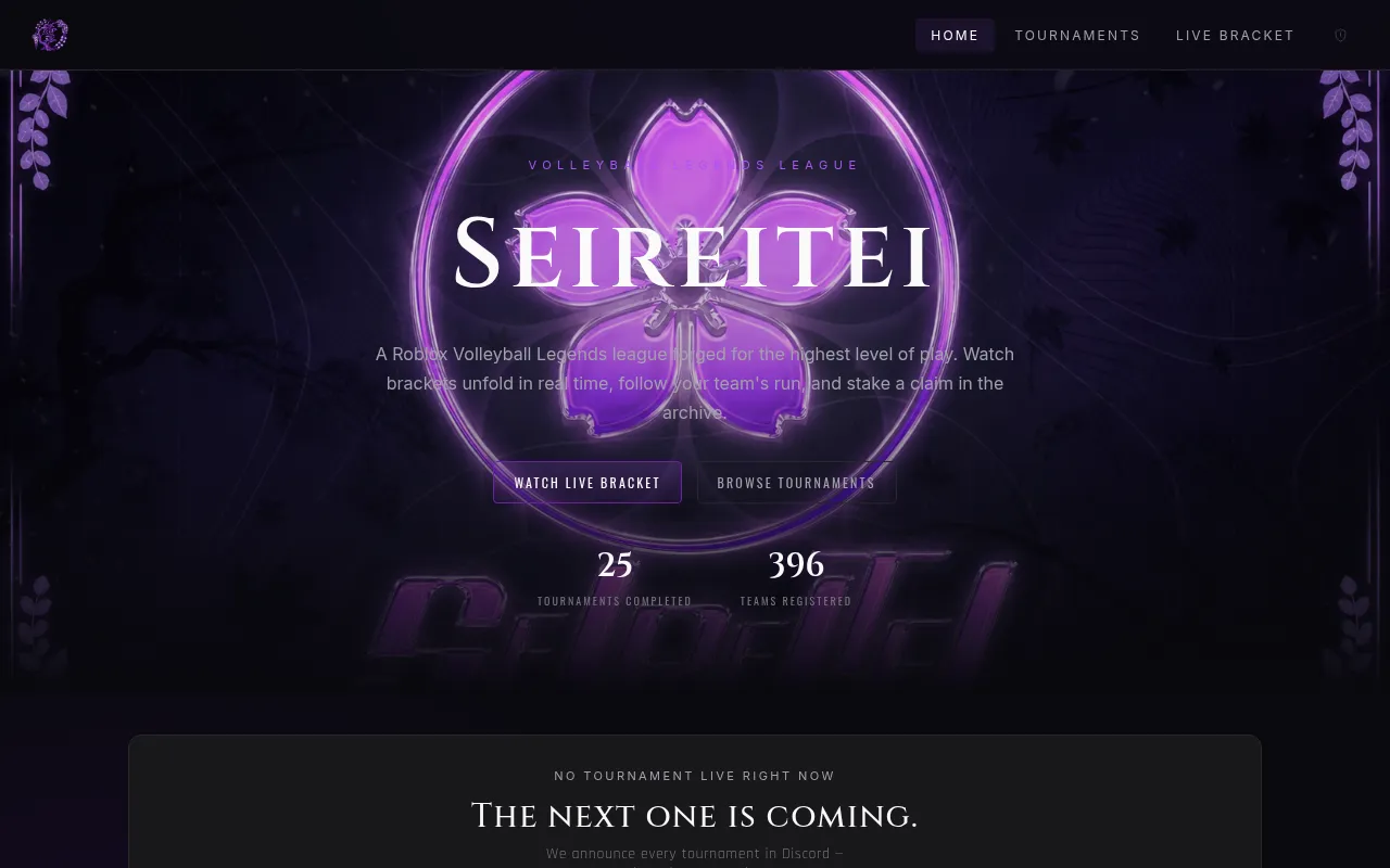 Screenshot of seireitei.app