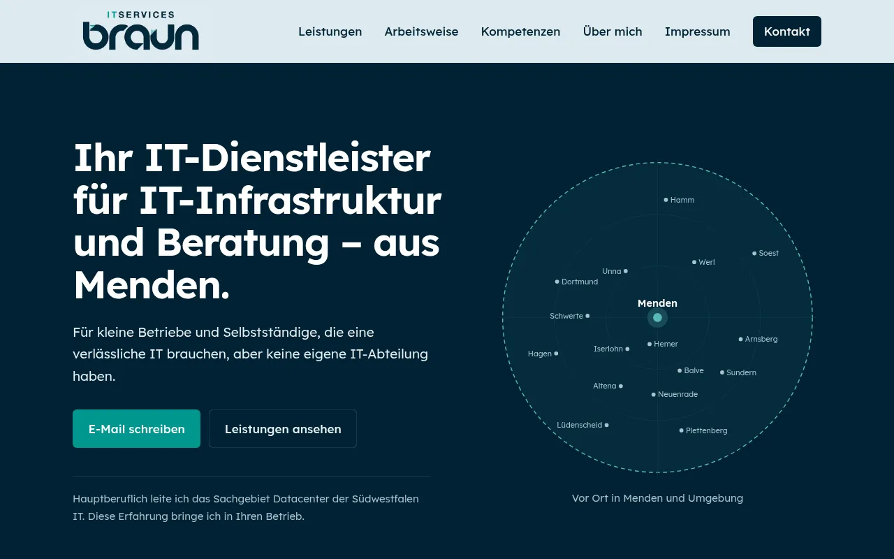 Screenshot of it-services-braun.de