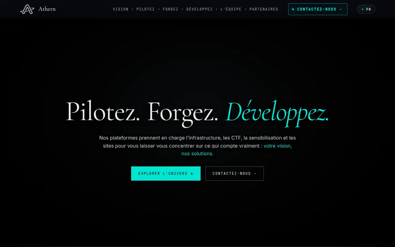 Screenshot of athern.fr