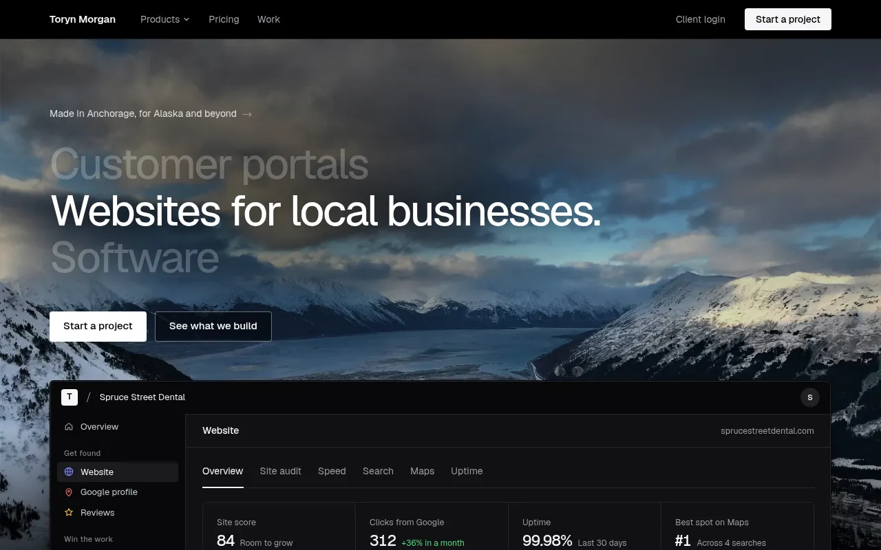 Screenshot of torynmorgan.com