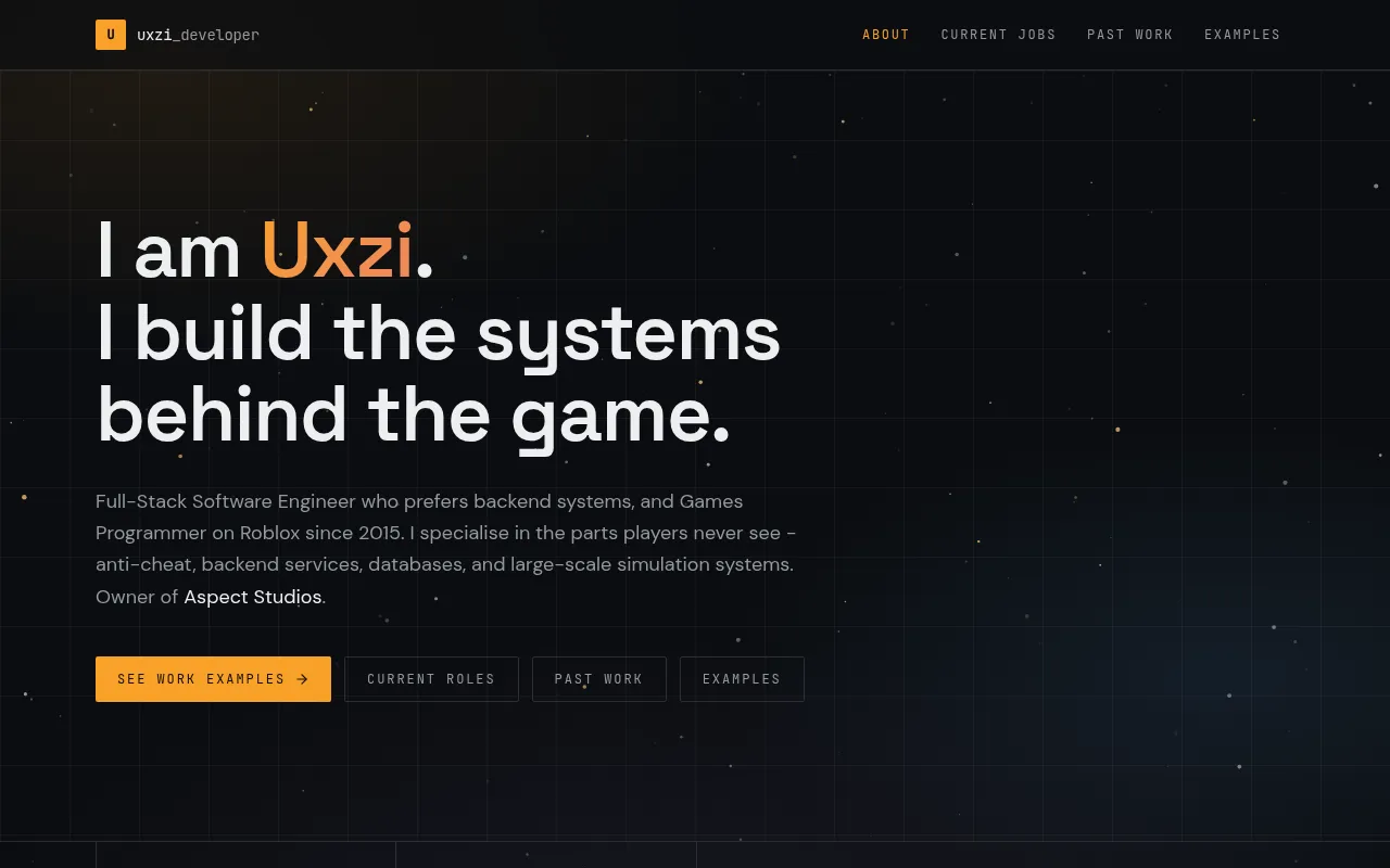 Screenshot of aspectstudiosrbxl.com