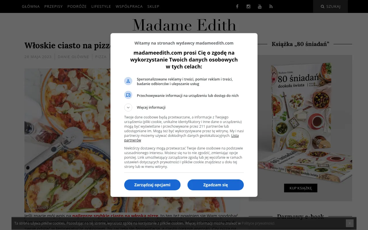 Screenshot of madameedith.com