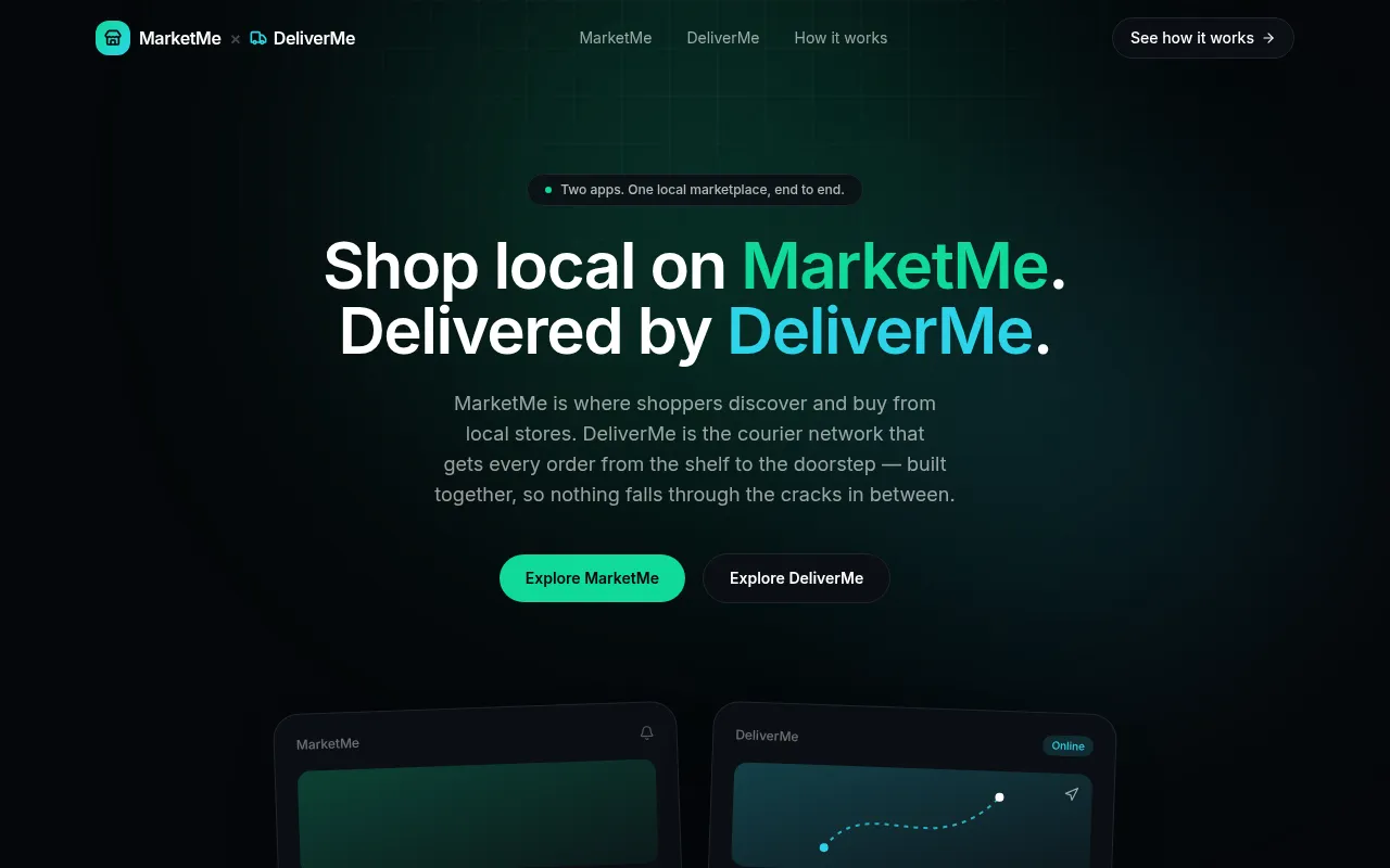 Screenshot of marketme.store