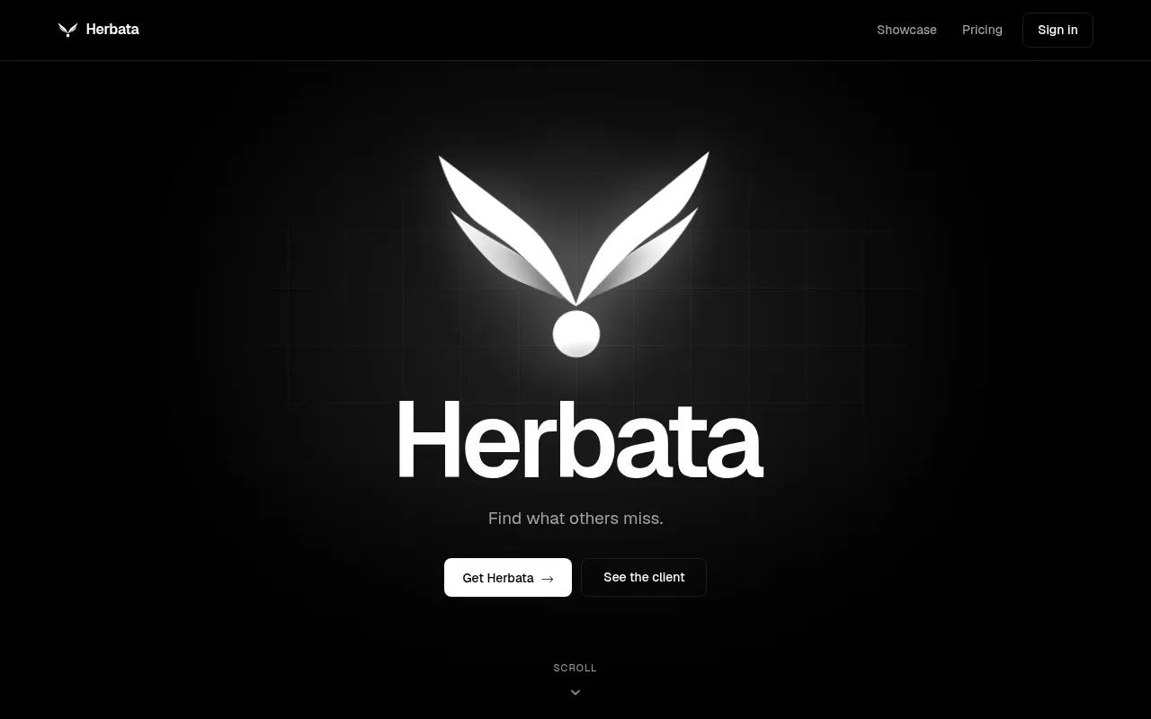 Screenshot of herbataclient.com