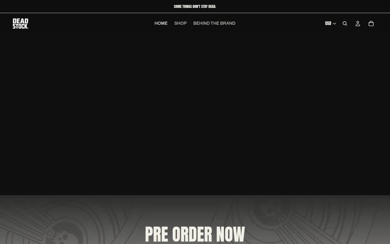 Screenshot of deadstockperiod.com