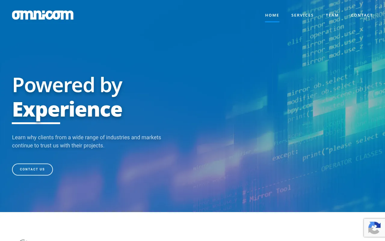 Screenshot of omnicom.rs