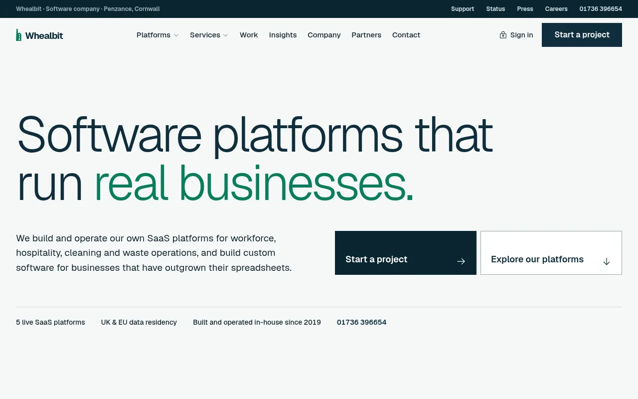 Screenshot of whealbit.co.uk